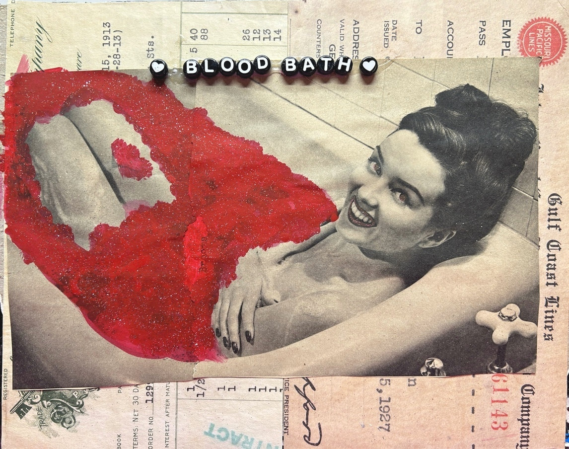 A Bloodbath {Original Collage}