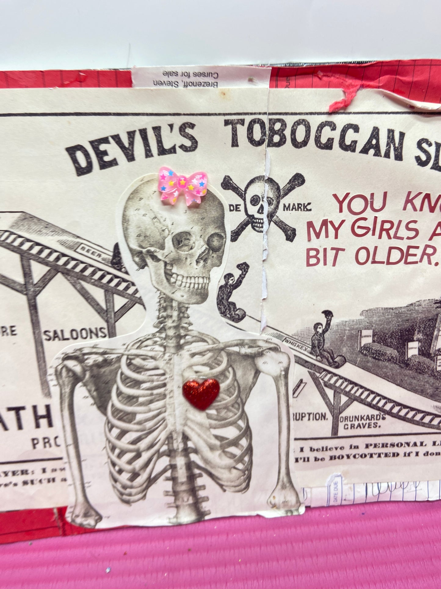 Older Girls {Original Collage}