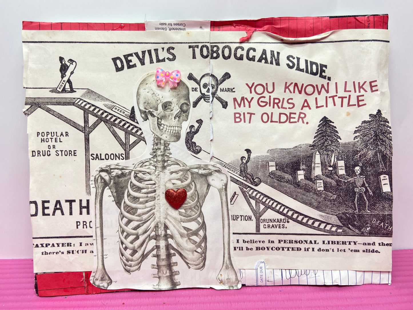 Older Girls {Original Collage}
