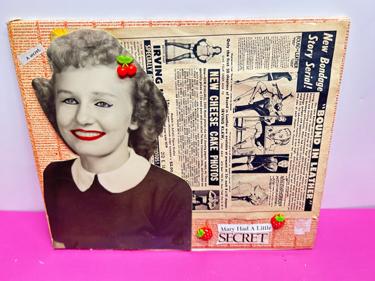 Mary Had A Little Secret {Original Collage}