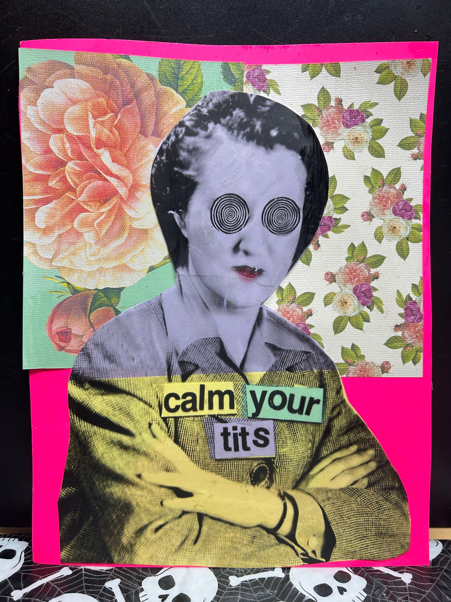 Calm Your Tits {Original Collage}