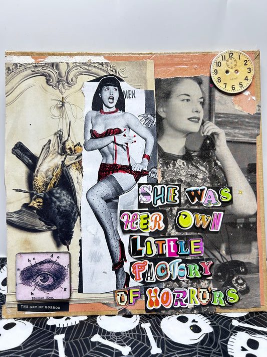 Horror Factory {Original Collage}