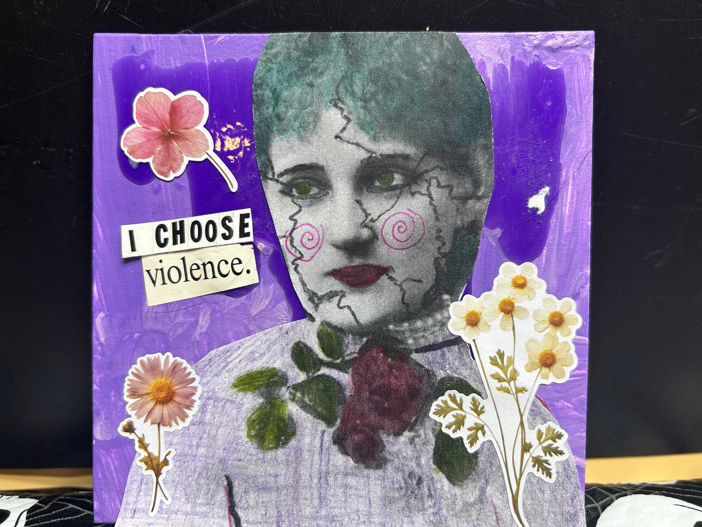 I choose violence {Original Collage}