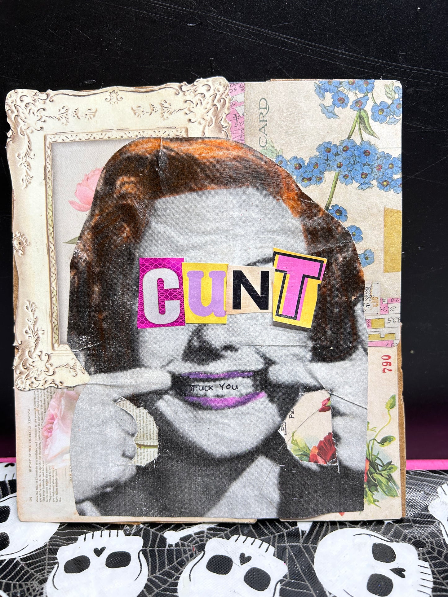 FU CUNT.{Original Collage}