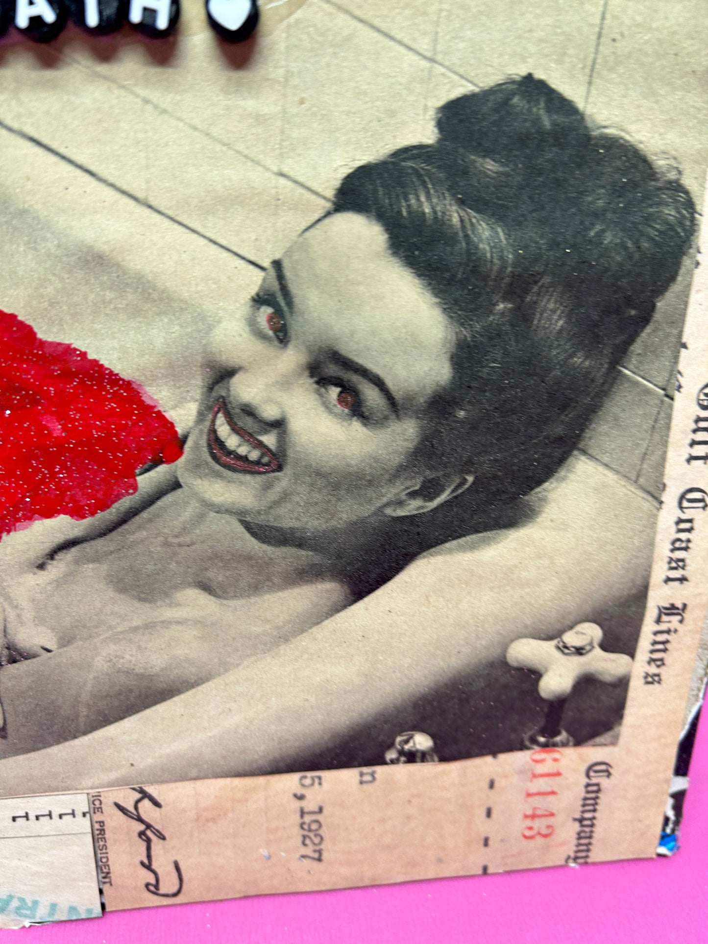 A Bloodbath {Original Collage}