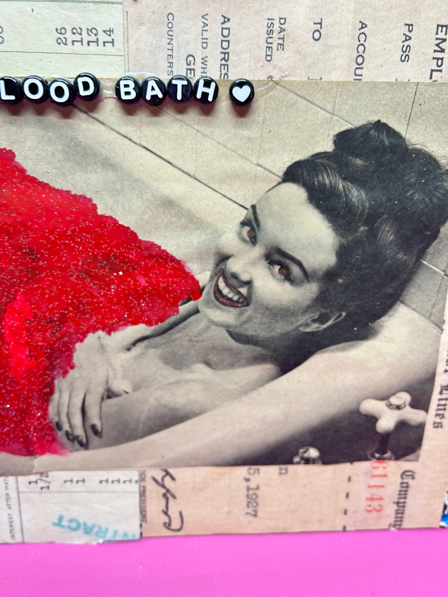 A Bloodbath {Original Collage}