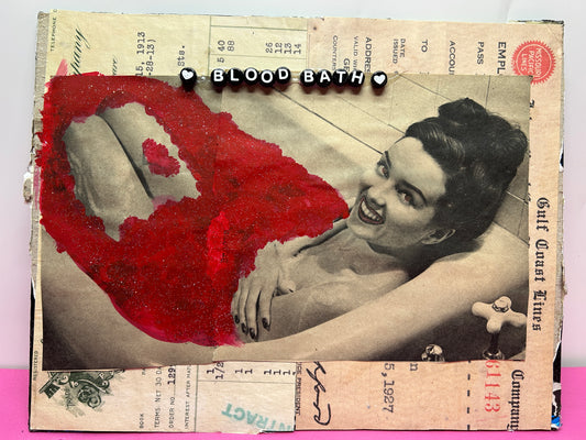 A Bloodbath {Original Collage}