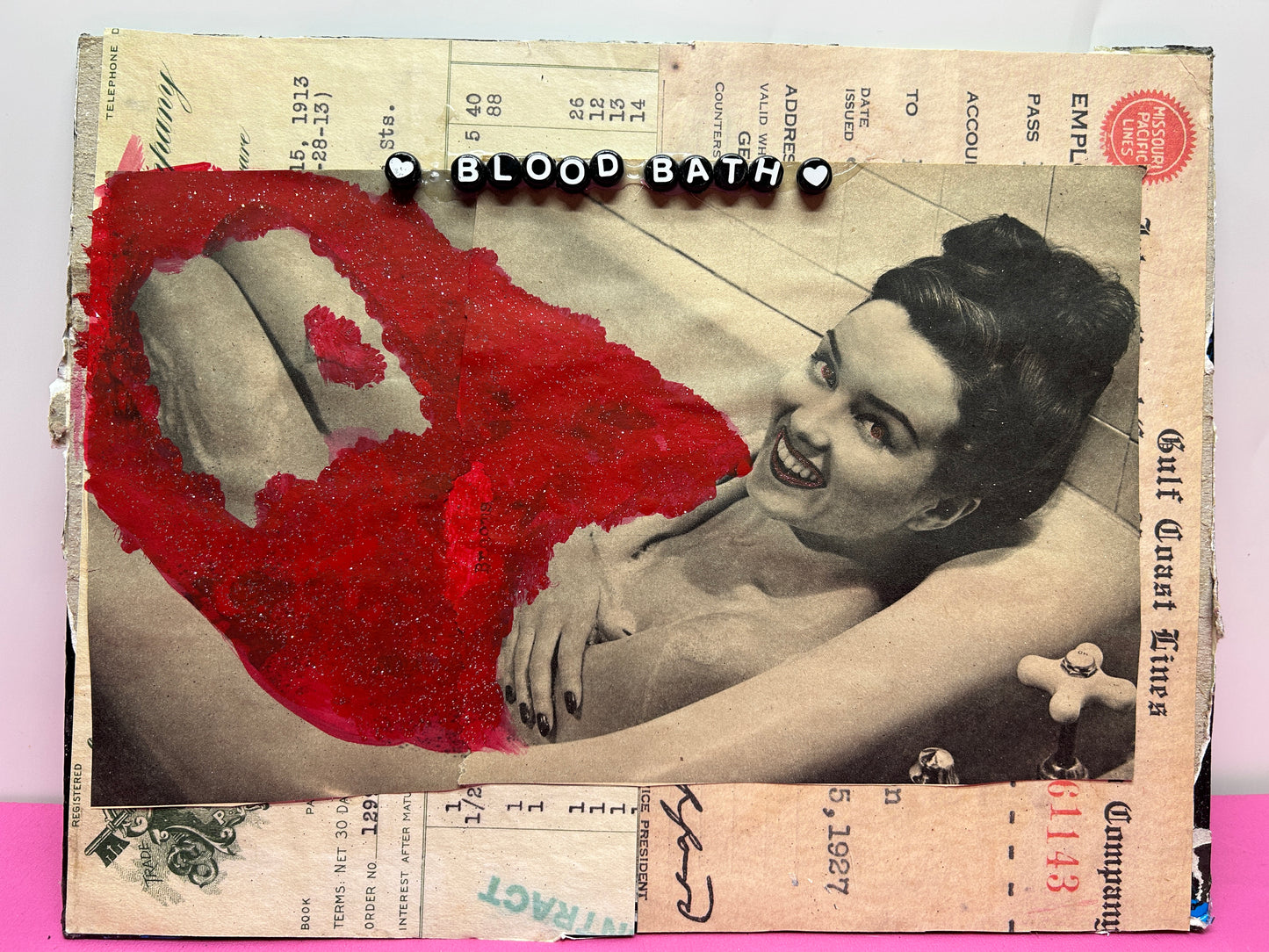 A Bloodbath {Original Collage}