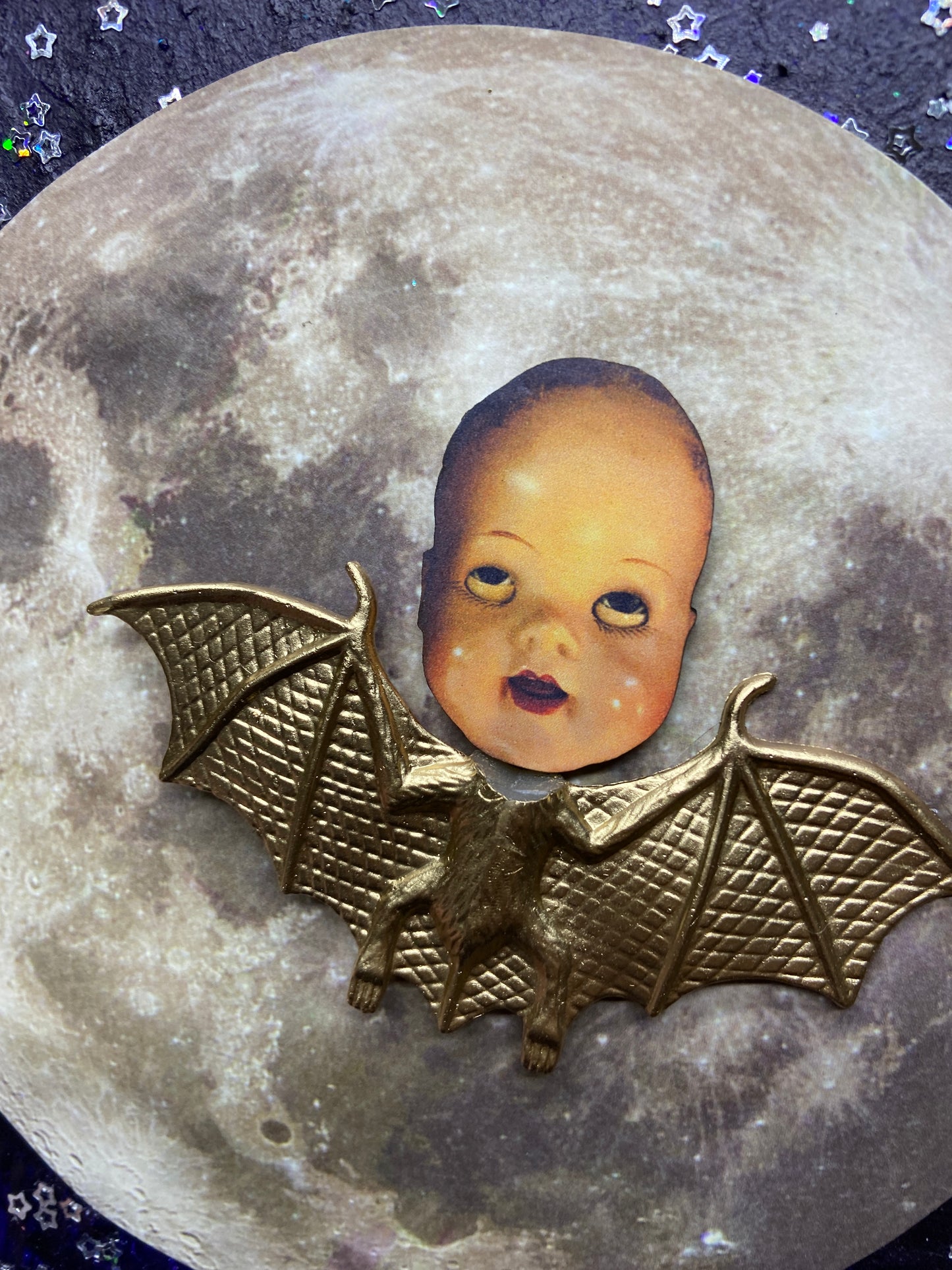 Bat Boy {Original Collage}