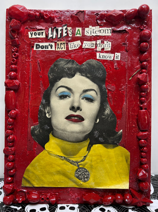 Your Life's A Sitcom {Original Collage}