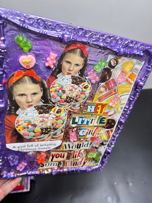 "Hey Little Girl" {Original Collage}