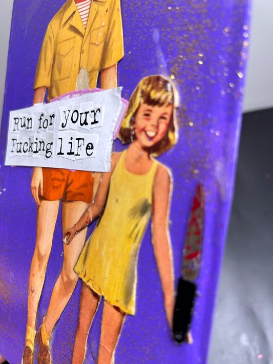 "RUN" {Original Collage}