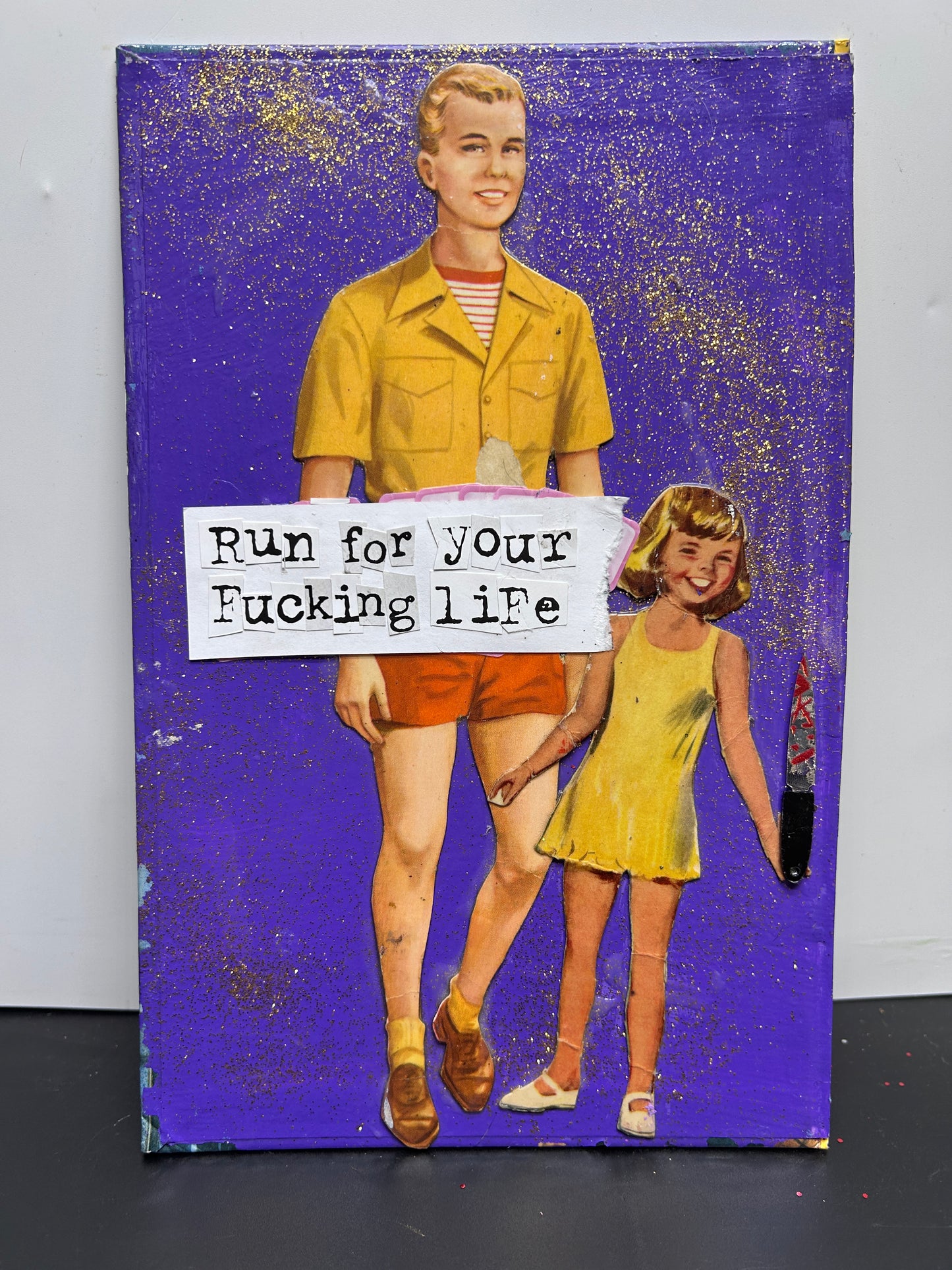 "RUN" {Original Collage}