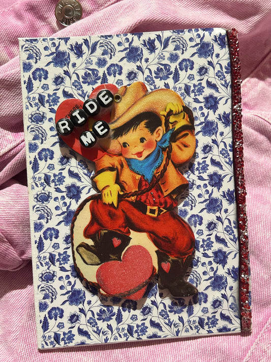 Ride Me valentine {Original Collage}