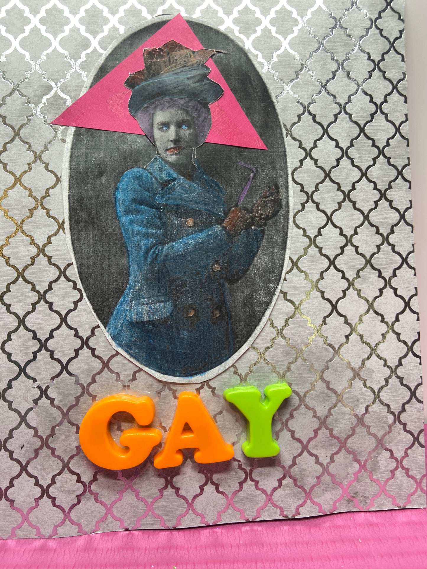 Make Us Laugh, Clown {Original Collage}