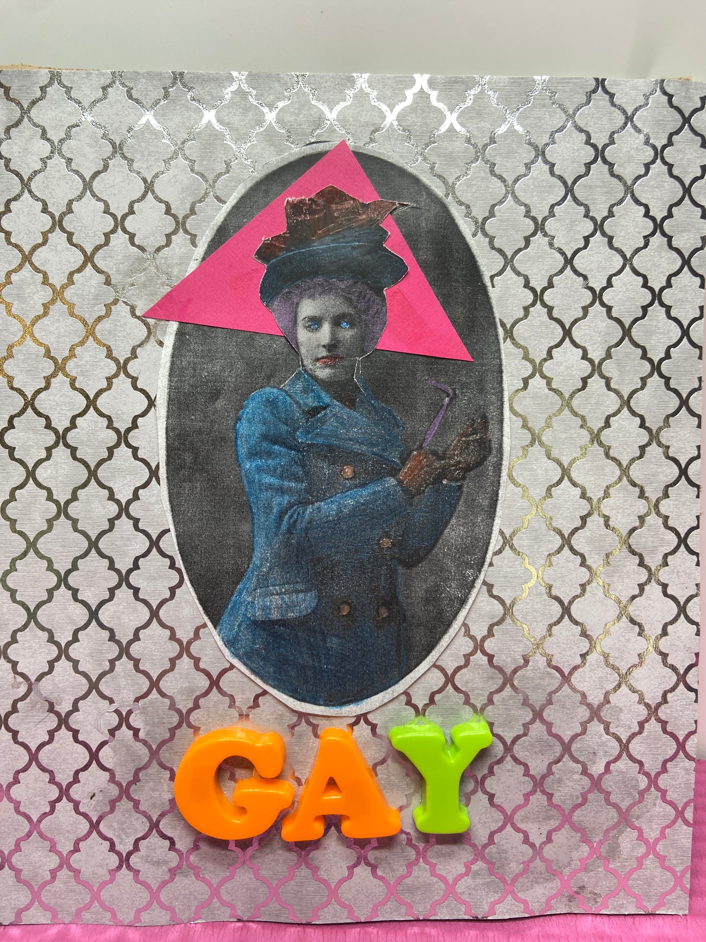 Make Us Laugh, Clown {Original Collage}