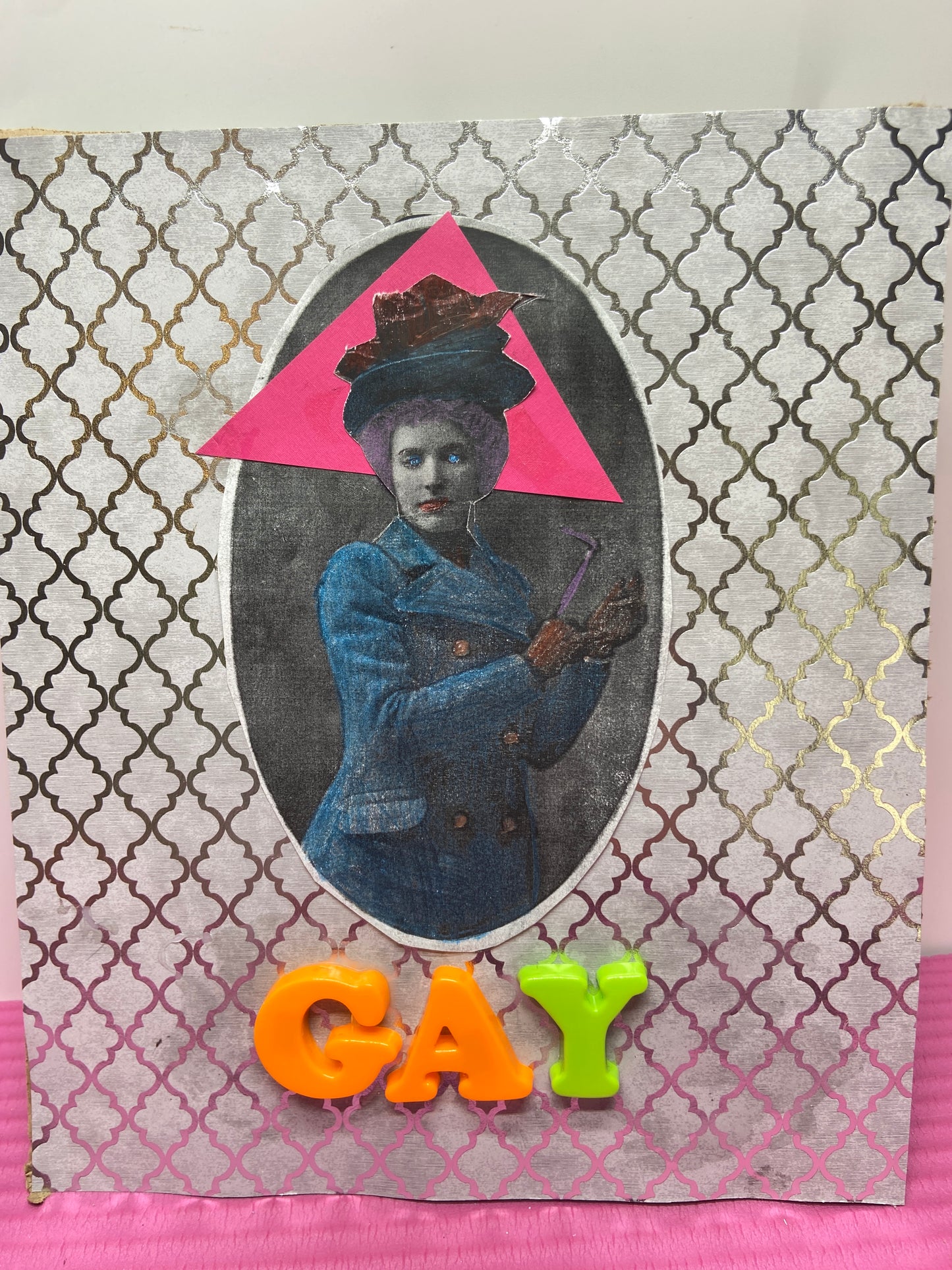Make Us Laugh, Clown {Original Collage}