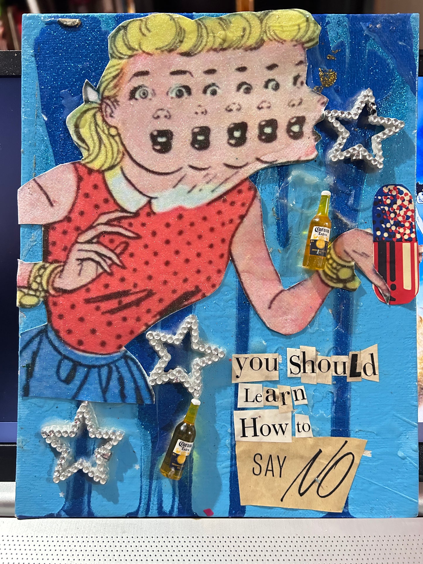 You Should Learn How To Say NO {Original Collage}