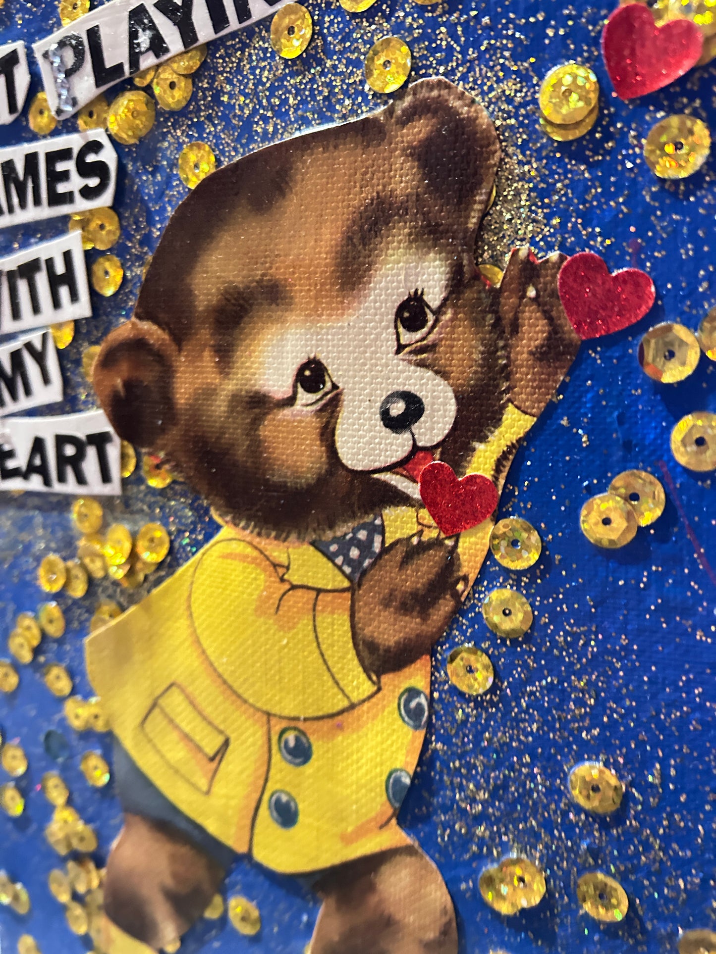 Quit Playing Games With My Heart {Original Collage}