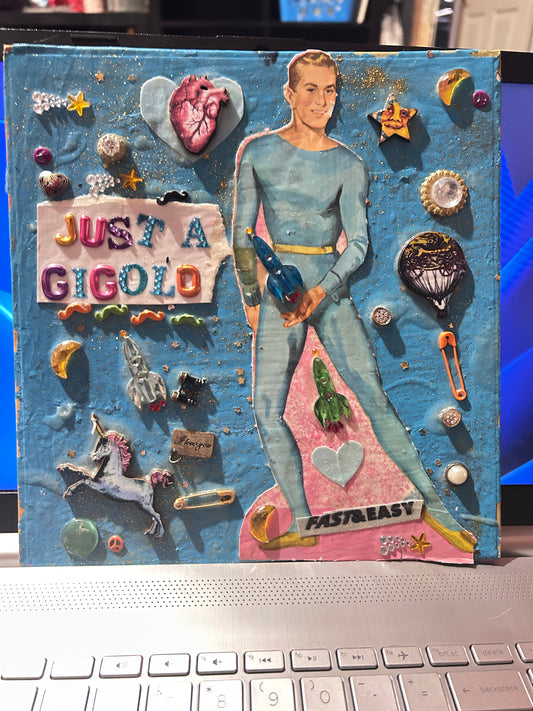 Just A Gigolo {Original Collage}