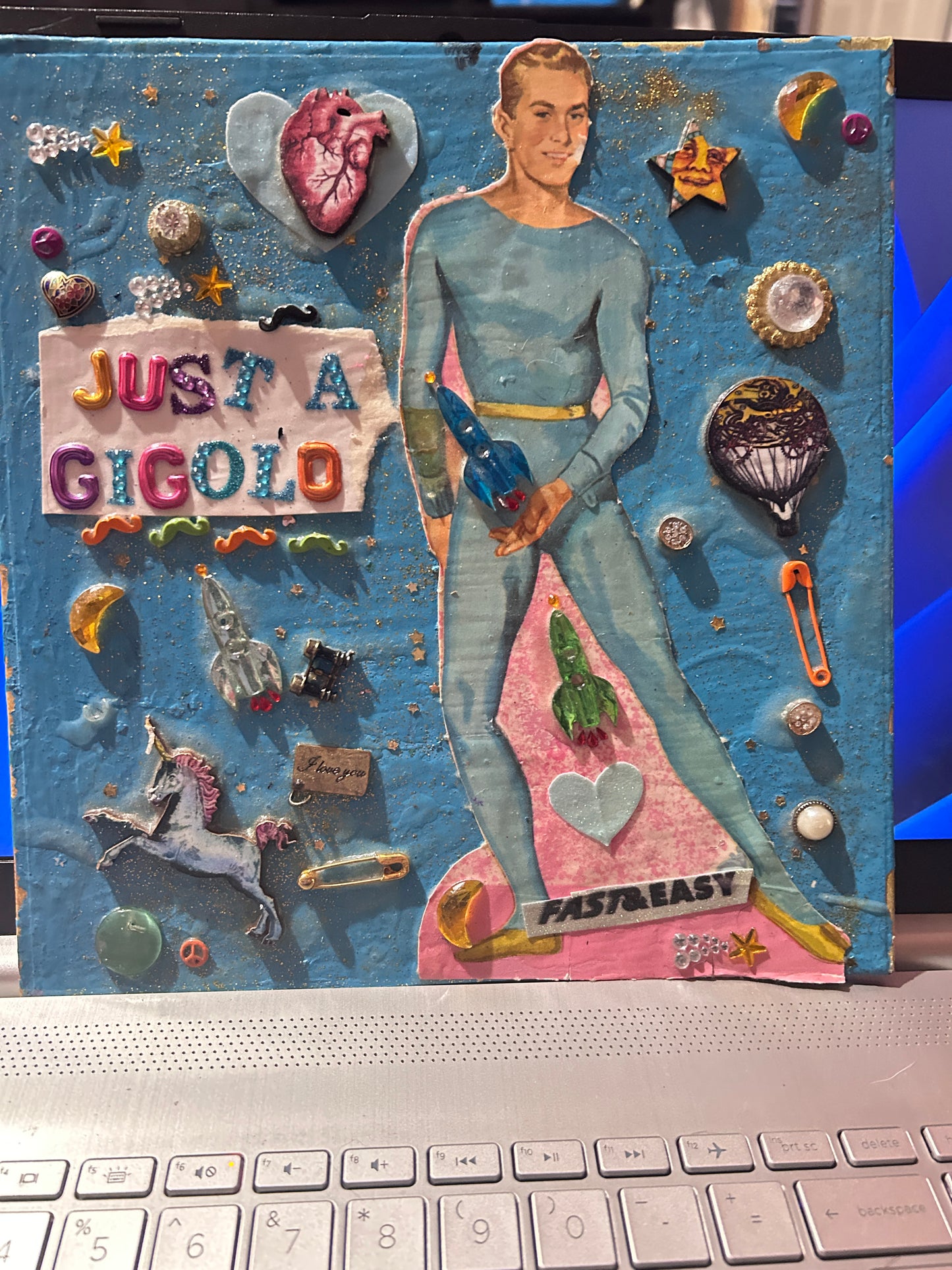 Just A Gigolo {Original Collage}