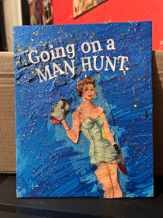 Man Hunt {Original Collage}