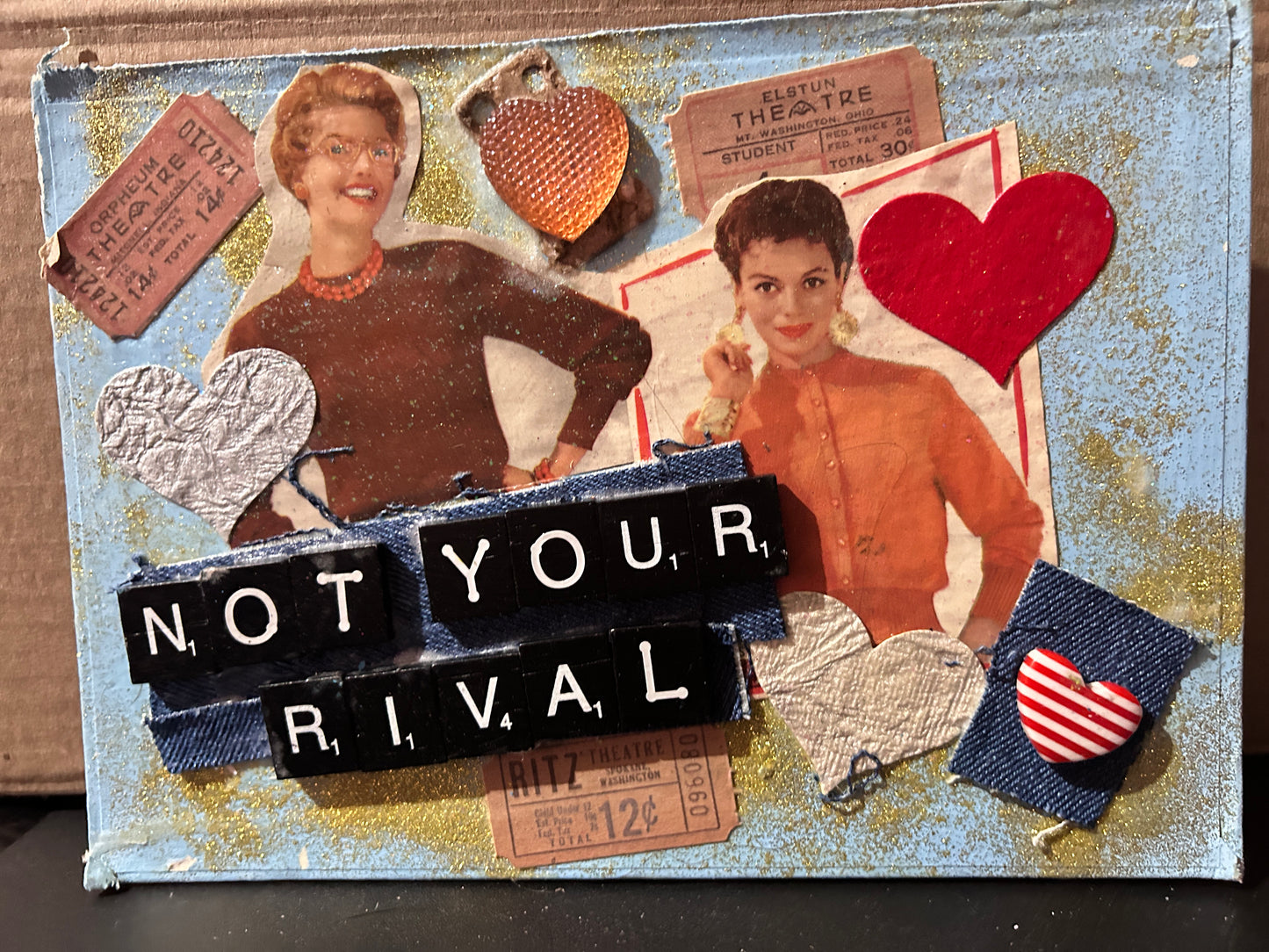 Not Your Rival {Original Collage}