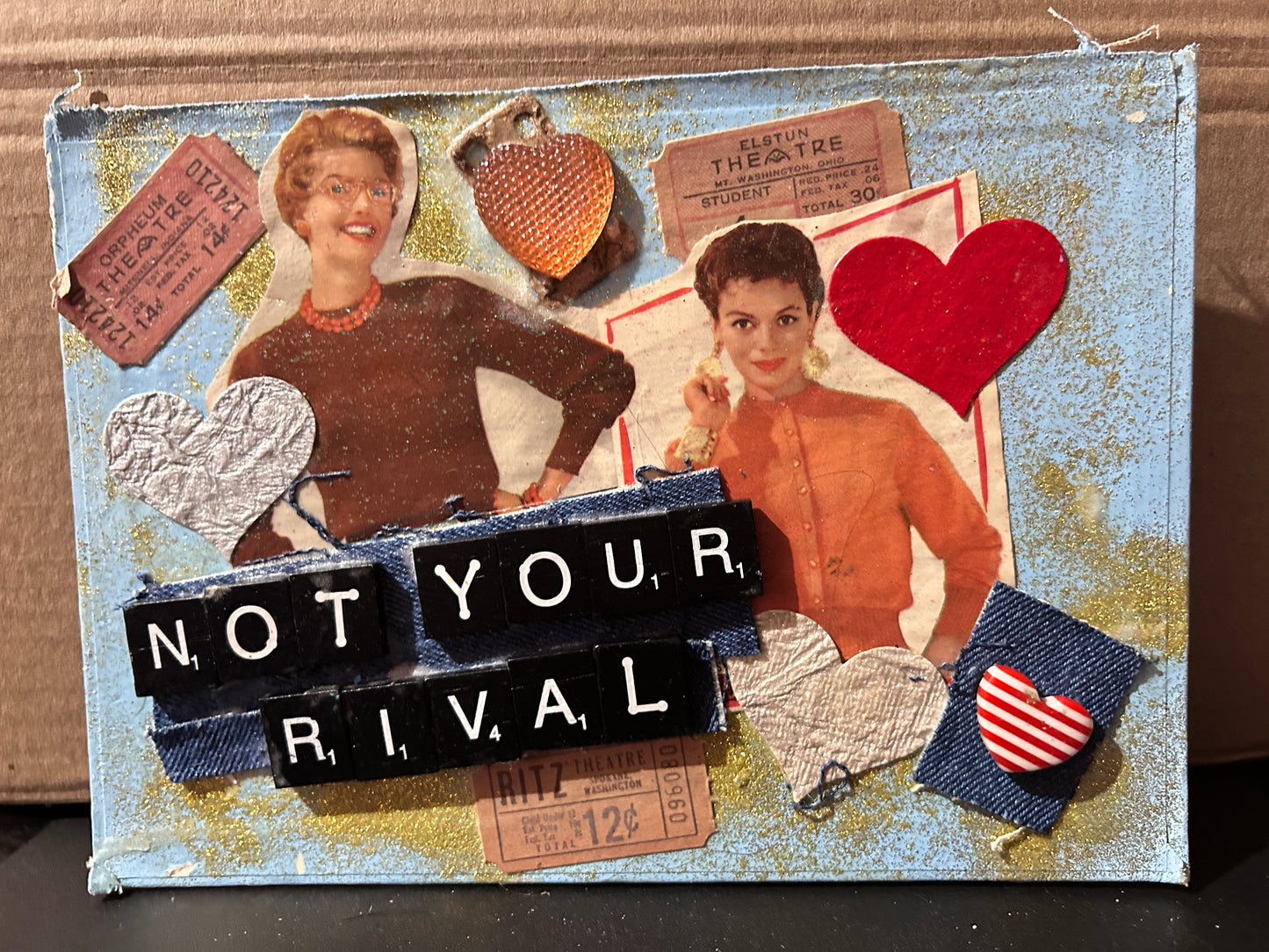 Not Your Rival {Original Collage}