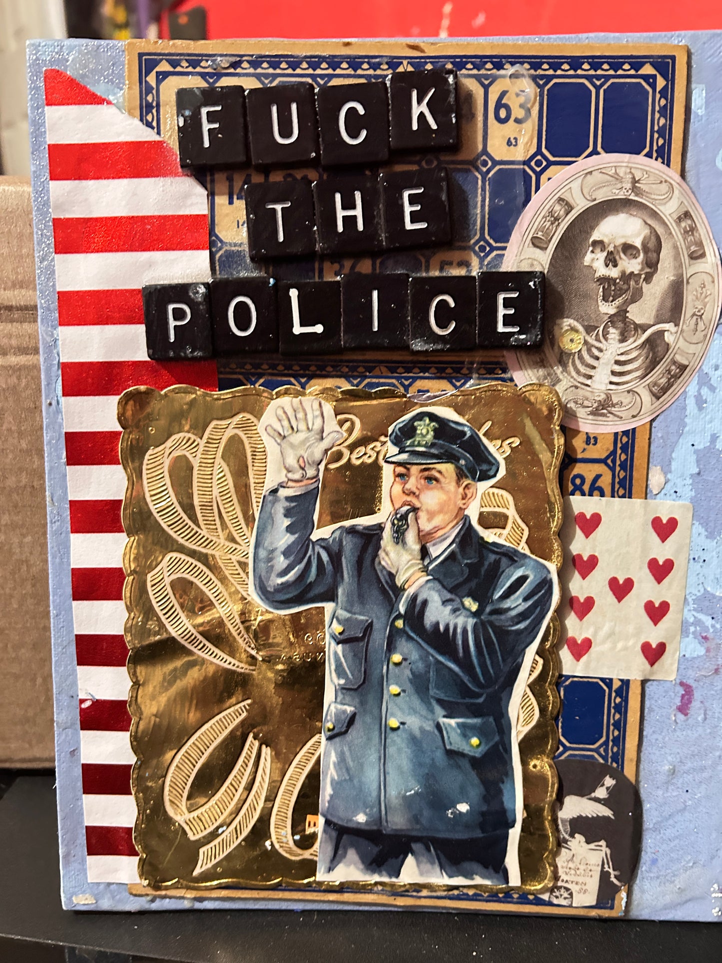 Fuck The Police {Original Collage}