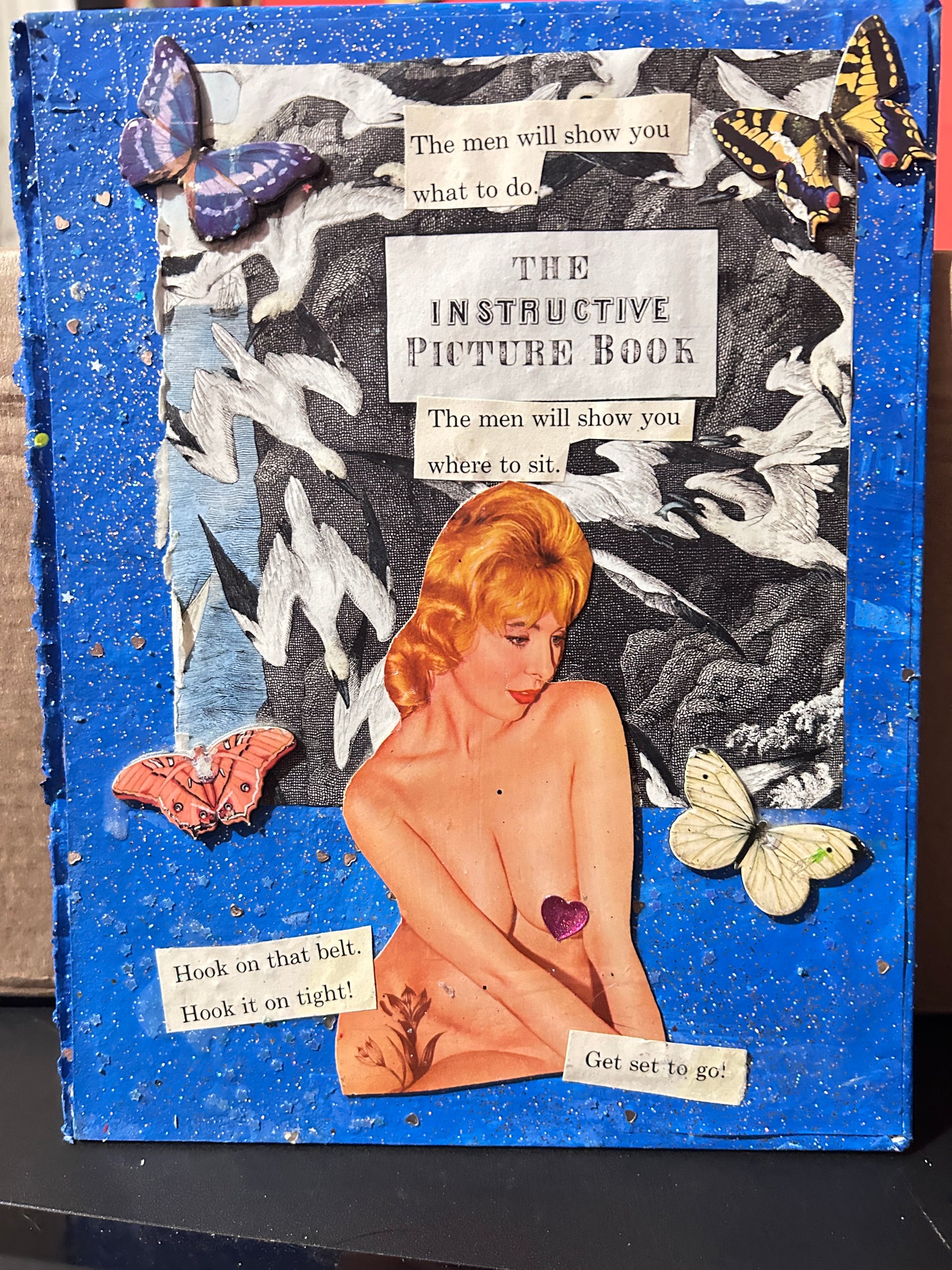Men Will Show You What To Do {Original Collage}