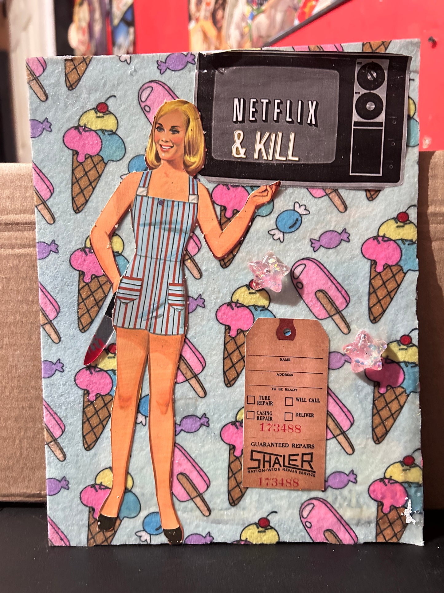 Netflix & Kill {Original Collage}