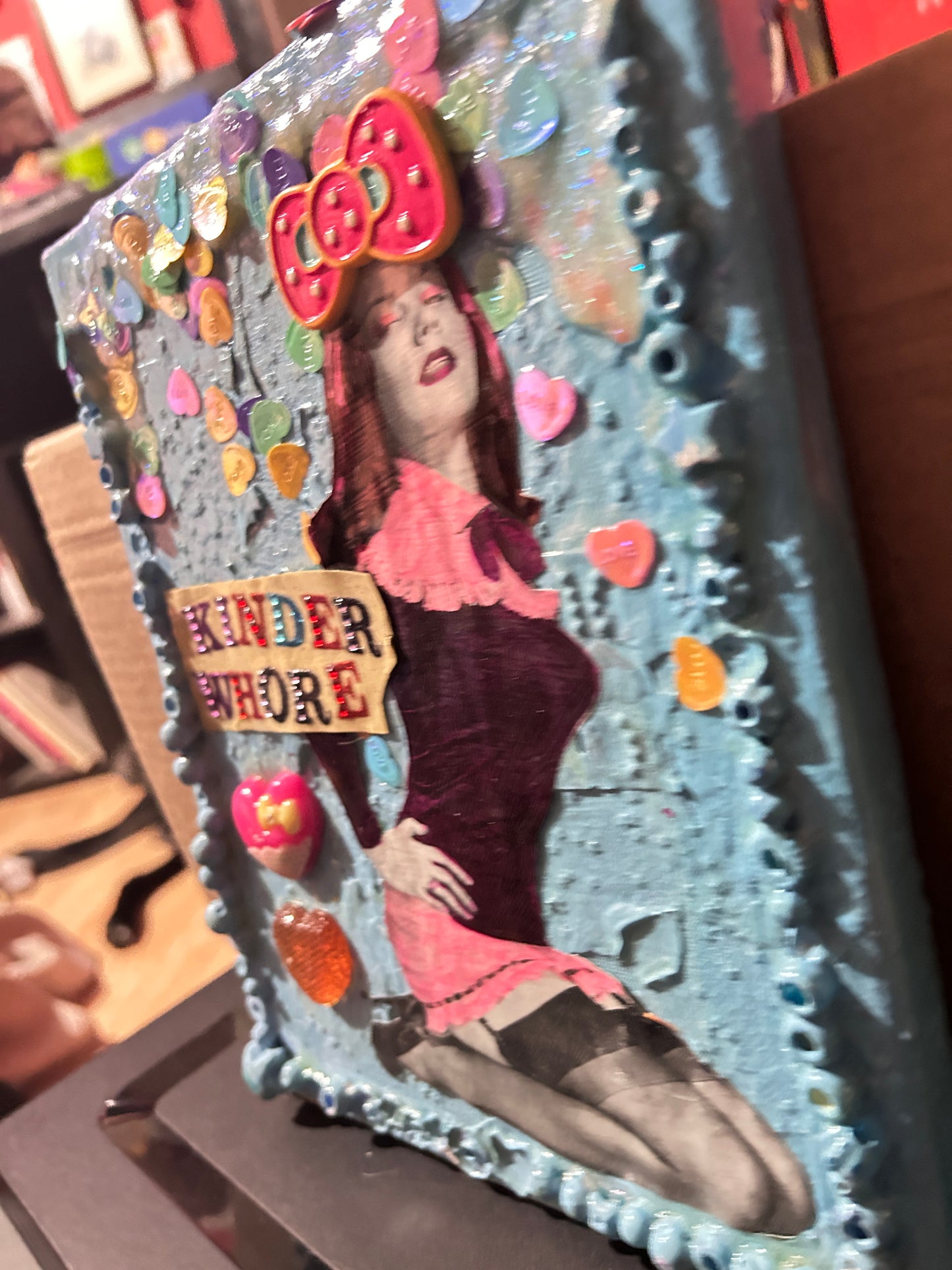 Kinderwhore Pin Up {Original Collage}