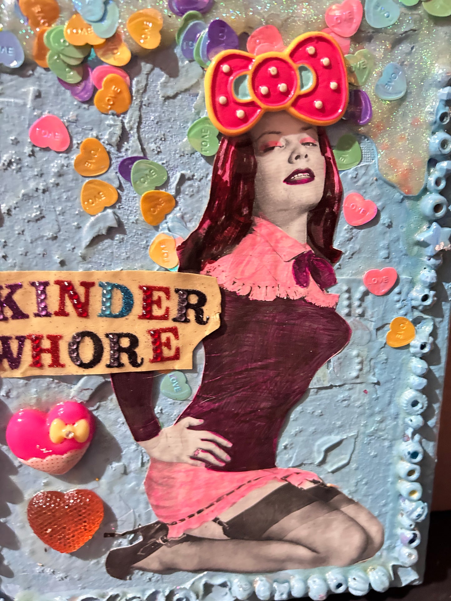 Kinderwhore Pin Up {Original Collage}