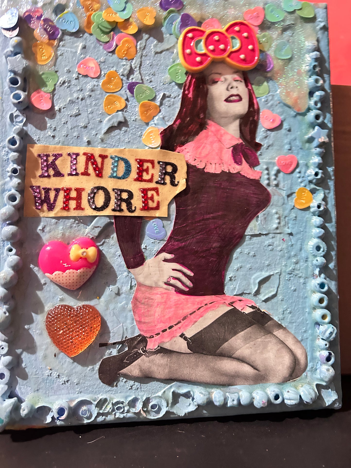 Kinderwhore Pin Up {Original Collage}