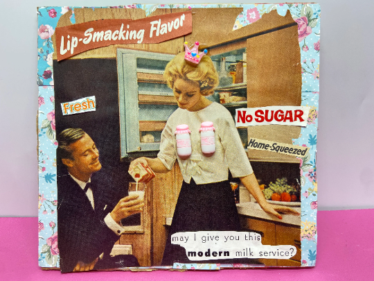 Fresh Milk {Original Collage}