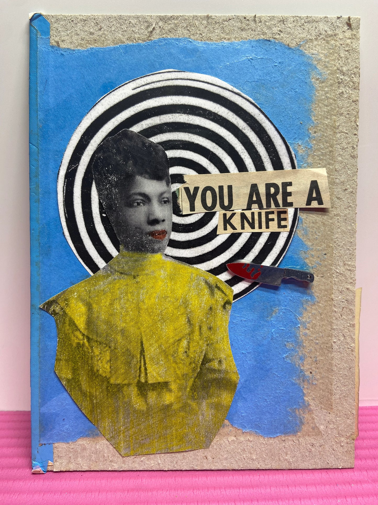 A Knife {Original Collage}