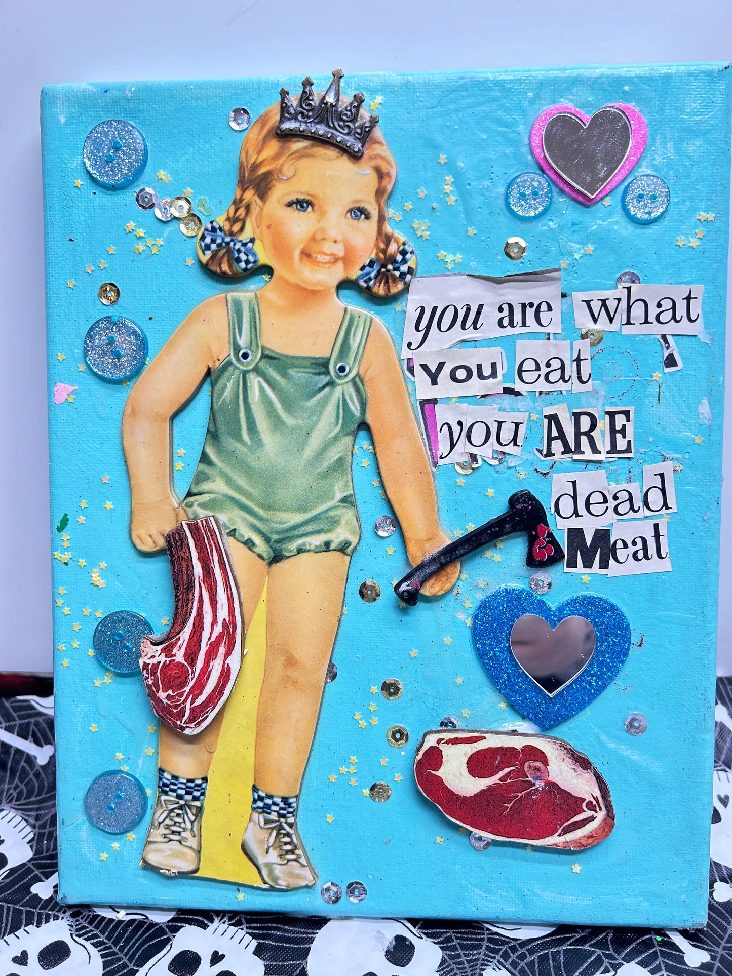 "You Are Dead Meat" {Original Collage}