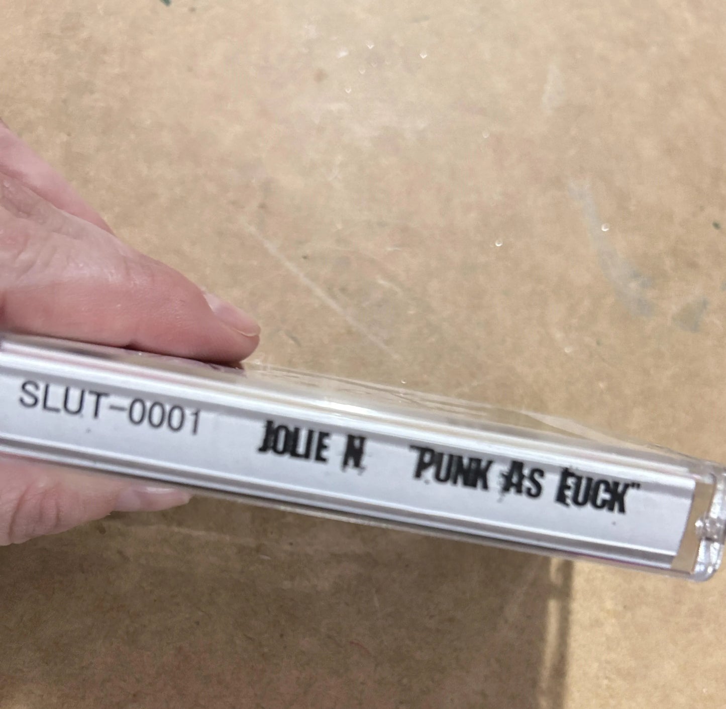 "Punk As Fuck" spoken word cassette
