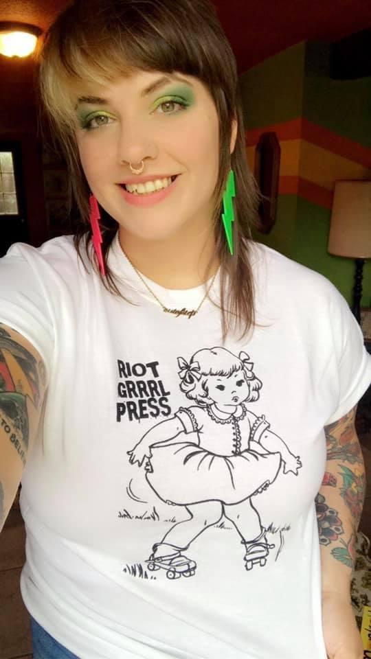 Riot Grrrl Press -Skater Girl T-SHIRT