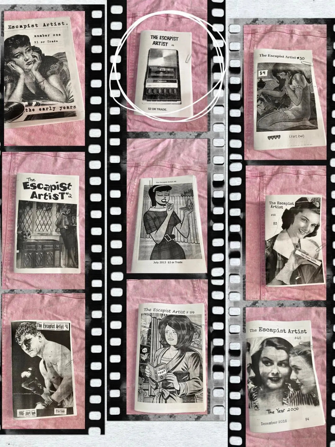 The Escapist Artist Zine Collection: the Art of Storytelling by Jolie Ruin