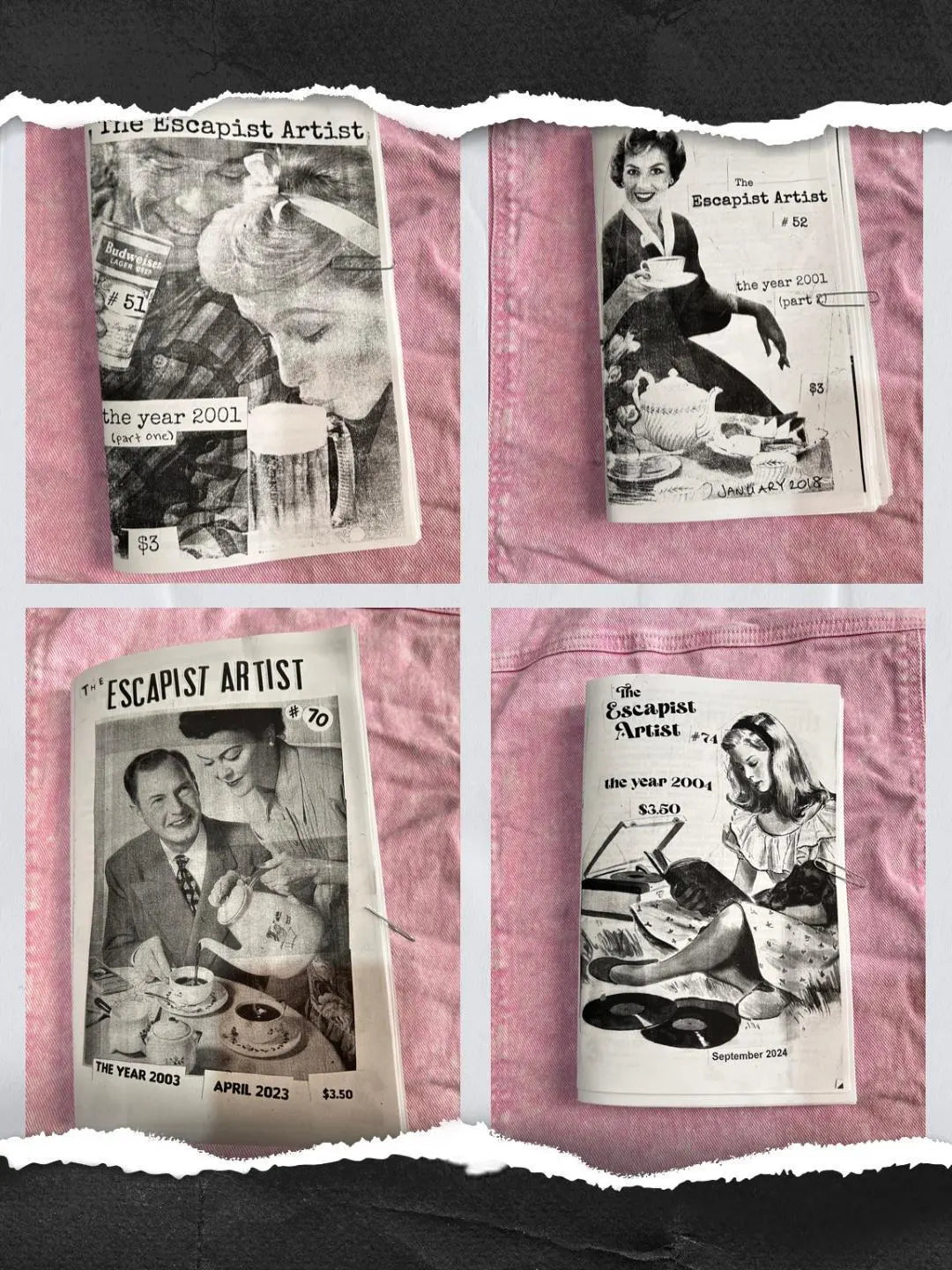 The Escapist Artist Zine Collection: the Art of Storytelling by Jolie Ruin