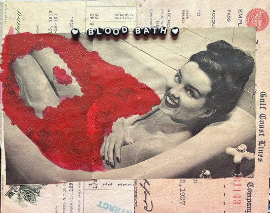 A Bloodbath {Original Collage}