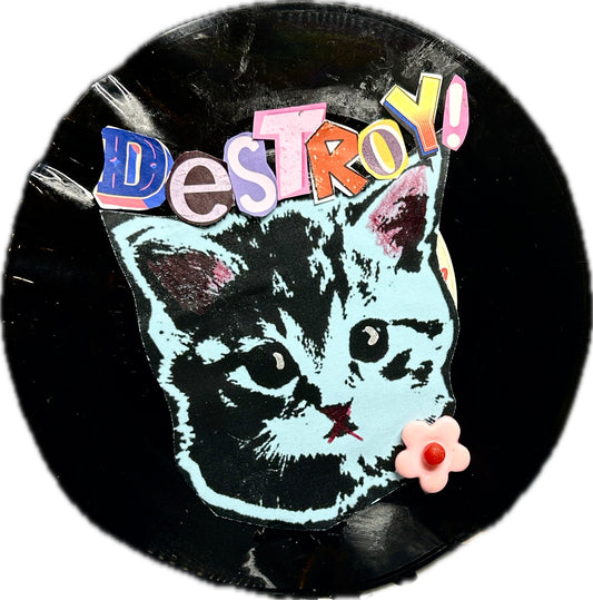 Destroy Kitten {Original Collage}