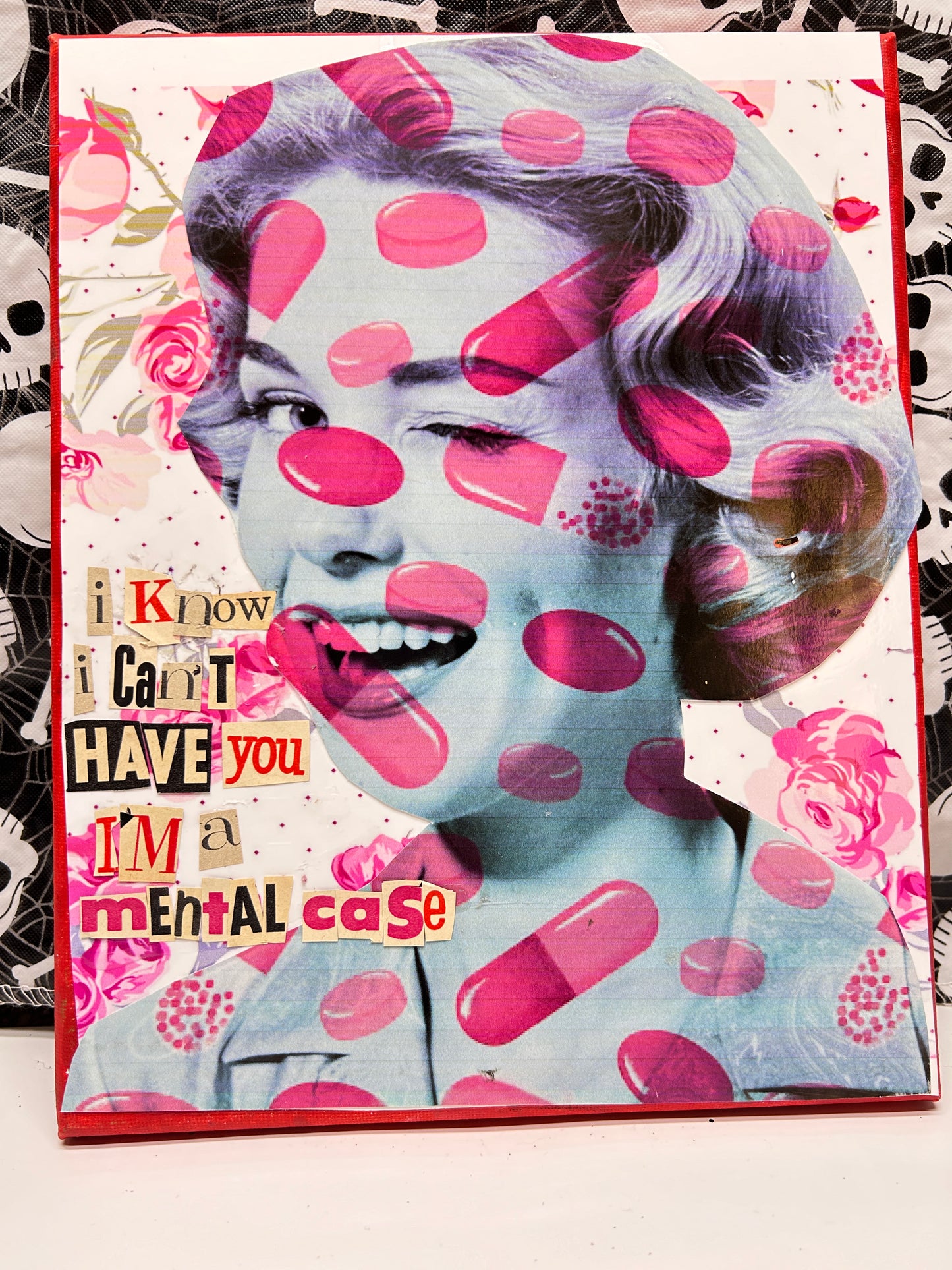 A Mental Case {Original Collage}