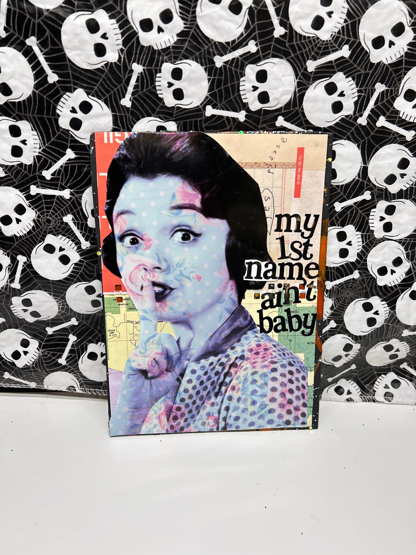 My First Name Ain't Baby {Original Collage}