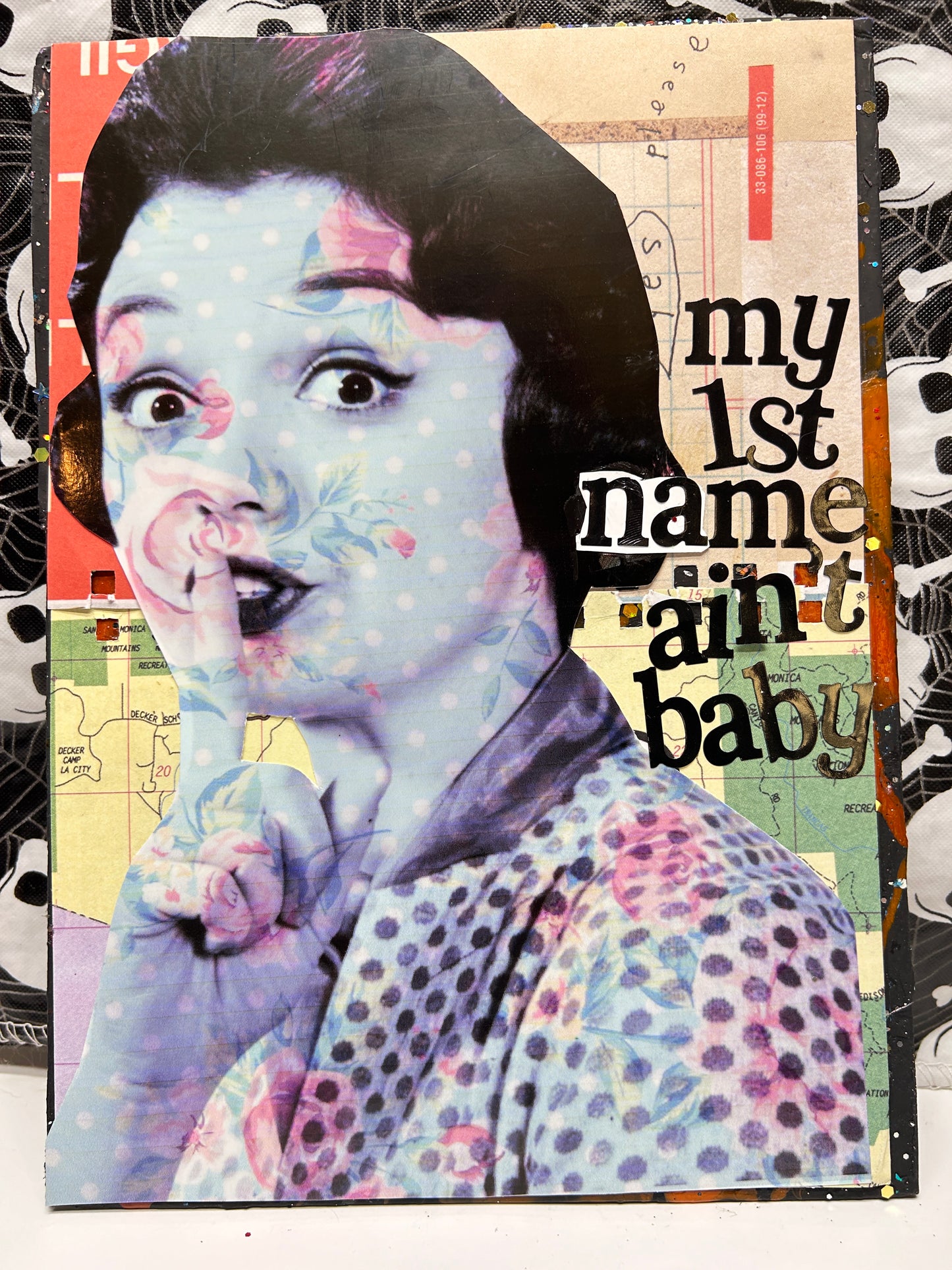 My First Name Ain't Baby {Original Collage}