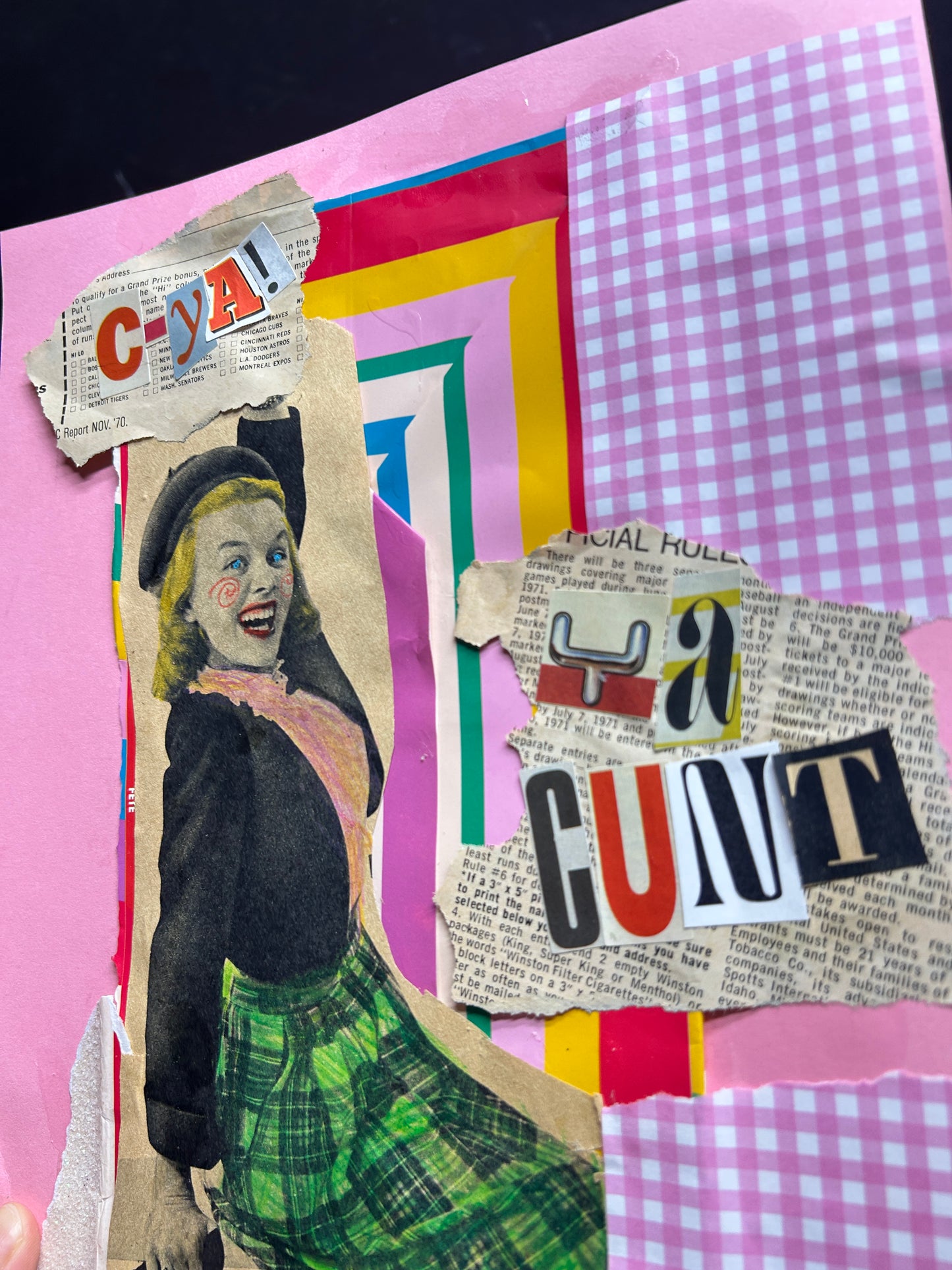 C-YA CUNT! {Original Collage}