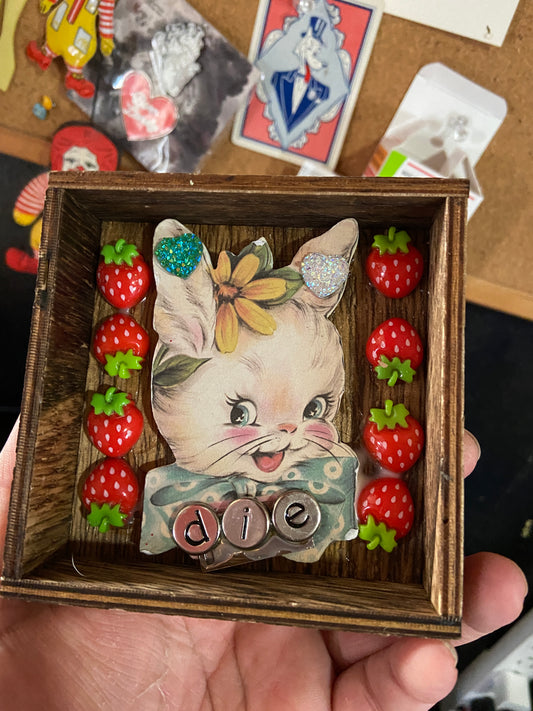 DIE Bunny {Original Collage}