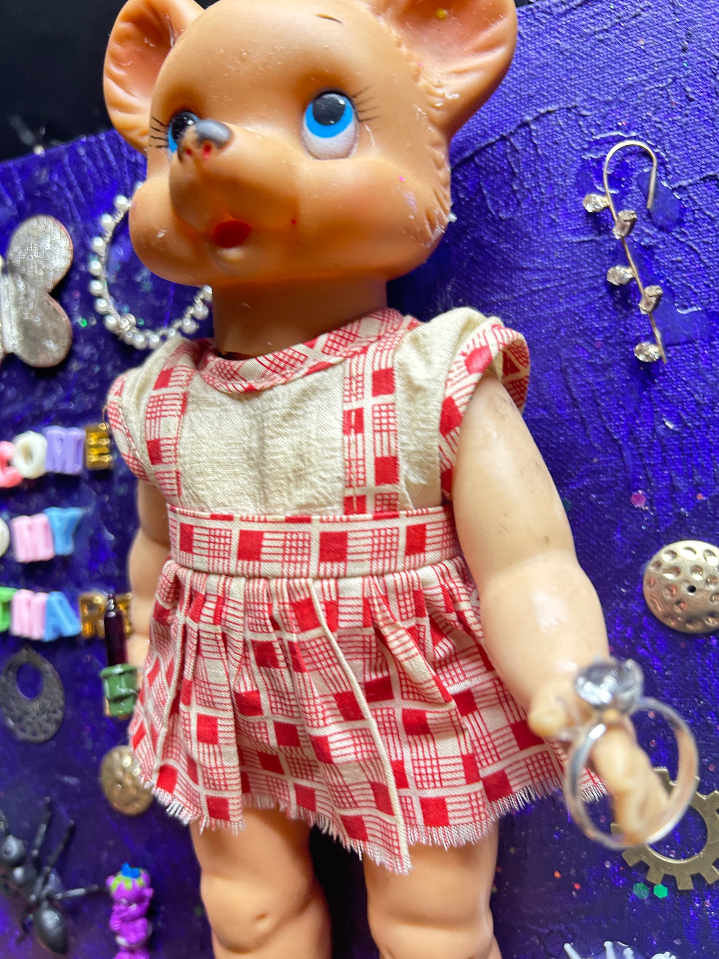 Welcome To My Nightmare Bear {Original Collage}