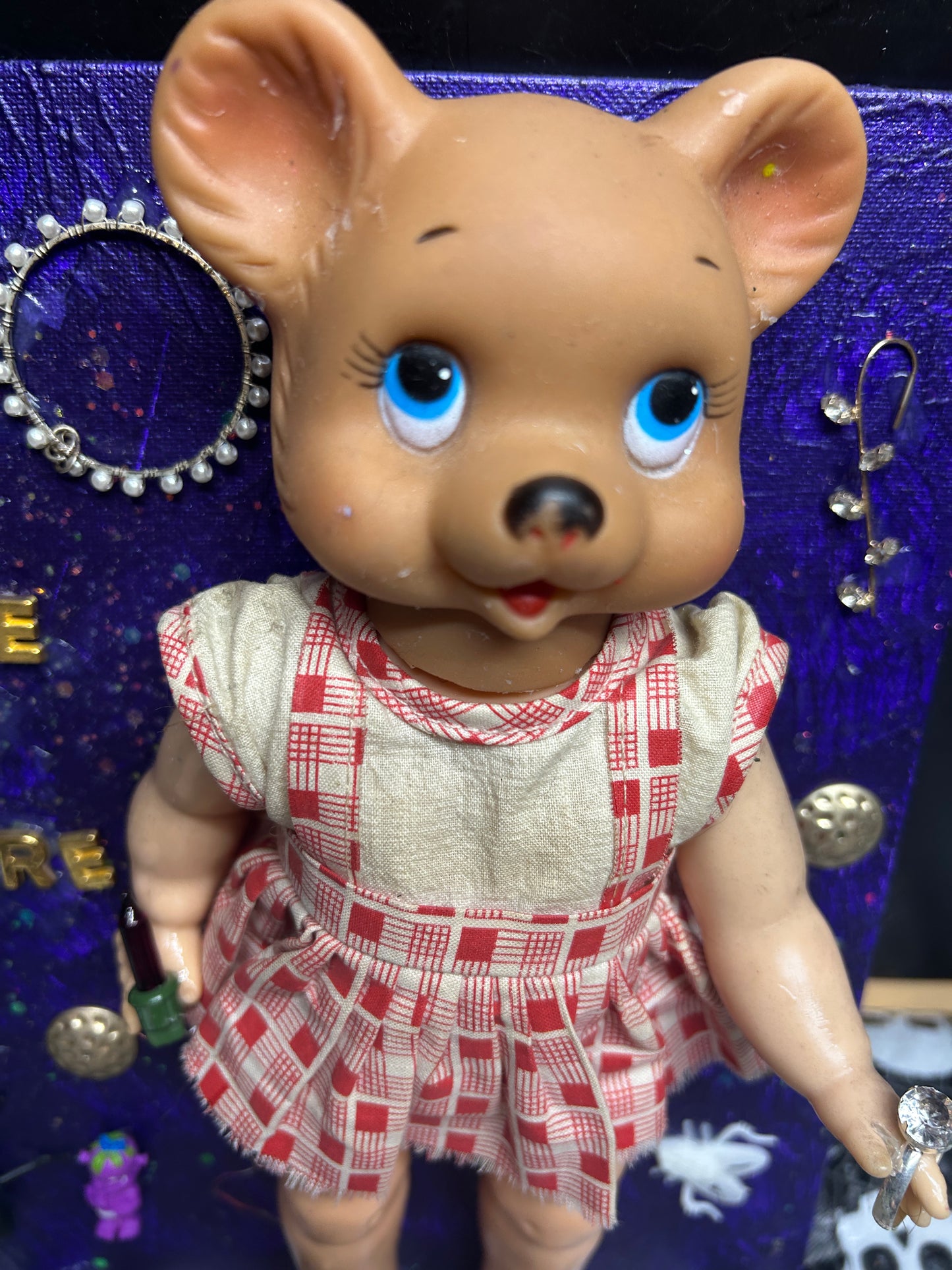 Welcome To My Nightmare Bear {Original Collage}